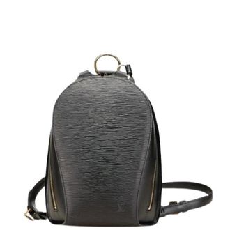 Louis Vuitton Pre-owned Backpacks, female, Black, Size: ONE SIZE Pre-owned Leather Backpack