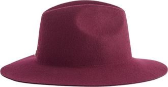 Forte_Forte MY Hatrubis Vilten Hoed - Dames - Hoeden - Rood - ONE Size - Wol - Accessoires