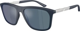 Emporio Armani EA4237F Asian Fit 618925 Mens Sunglasses Blue Size 57