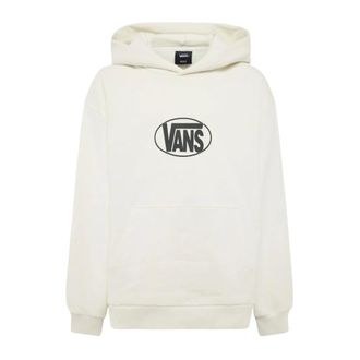 Vans Hoodies & sweatvesten, Dames, Wit, XS, Katoen, Left Chest II Logo Pullover Hoodie