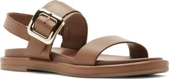 La Canadienne Auden Leather Sandal in Cognac Leather at Nordstrom, Size 11