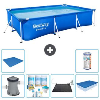 Bestway Piscina Bestway Steel Pro Rectangular - 300x201x66 Cm - 8-piezas S21562