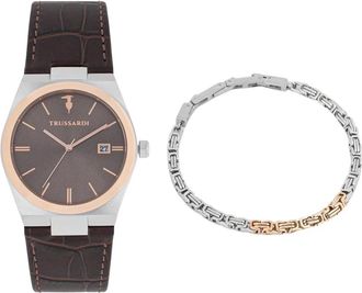 Trussardi Watches - Heren - Horloges - Bruin - ONE Size - Accessoires