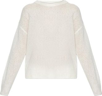 Lisa Yang Lova Sweater - Dames - Cashmere truien - Beige - M - Truien & Vesten