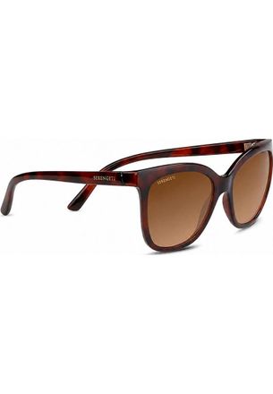 Serengeti Eyewear Womens 8994-AU 57 Agata Sunglasses - Brown - One Size