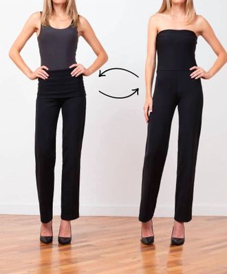 Avenue Montaigne Oh La La Freedom Pant In Black