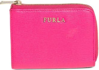 Furla 2010s leren portemonnee met rits - Roze