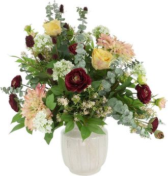 Creative Displays Inc. Handmade Fall-Themed Arrangement In Round Glass Vase