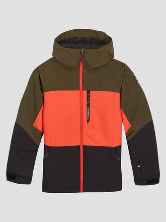 O'Neill Carbonite Snow Kids Jacke forest night colour block