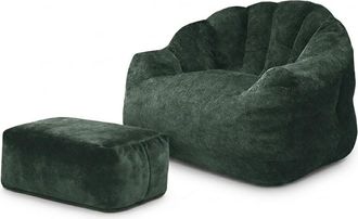 STILVORA Stilvora Sedia Da Ufficio Ergonomica Con Poggiapiedi E Supporto Lombare Ad Aria, Pelle, Nero