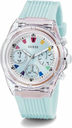 Guess Athena Chronograph - Dames - Horloges - Blauw - ONE Size - Accessoires