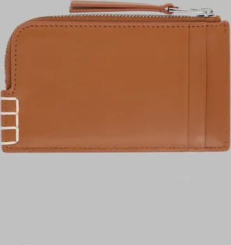 J.W.Anderson Womens Zip-Around Wallet Beige Leather & Purses