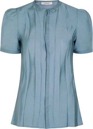 Christophe Lemaire Creased Satin Shirt - Light Blue - 40 (UK12 / M)