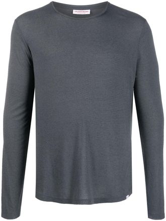 Orlebar Brown round-neck long-sleeve jumper - Grey