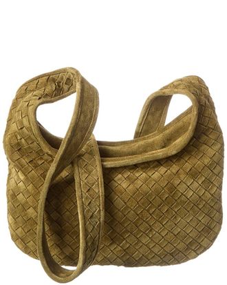 Bottega Veneta Logo Suede Crossbody