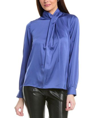 Elie Tahari The Jaden Silk-Blend Blouse