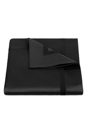 Matouk Nocturne Duvet Cover in Black at Nordstrom, Size King