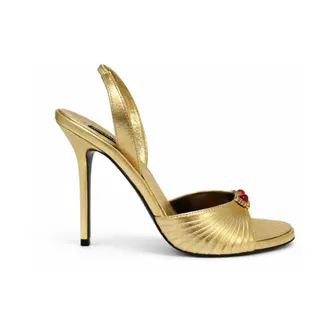 Roberto Cavalli High Heel Sandals, female, Yellow, Size: 10 US High Heel Sandals