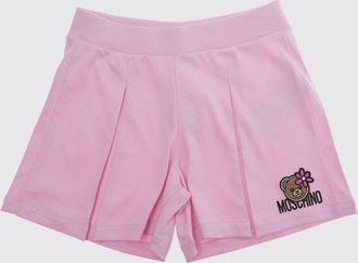 Moschino Pantaloncino jogging in cotone con logo