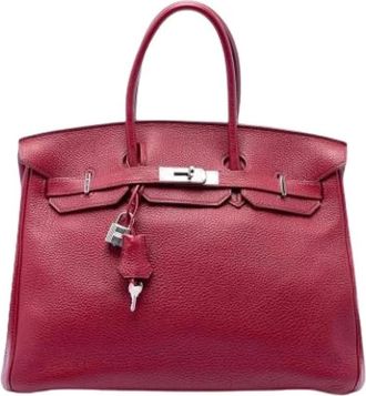 Herm&egrave;s Pre-owned Birkin 35 - - Pre-owned - Donna - Rosso - ONE SIZE