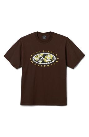 Maui and Sons Full Circle Cotton Graphic T-Shirt in Brown at Nordstrom, Size Xx-Large