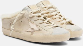Golden Goose Super-Star shearling-lined suede sneakers