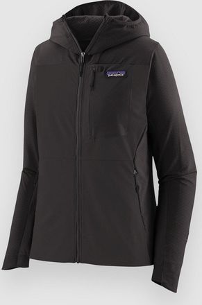 Patagonia R1 Crossstrata Hoody Jacke schwarz