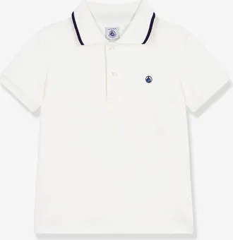 Petit Bateau Poloshirt mit kurzen &Auml;rmeln f&uuml;r Kinder PETIT BATEAU wei&szlig;