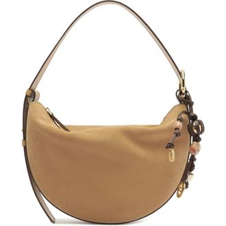 Arezzo Medium Simone Suede Shoulder Bag in Verano/Verano/New Cocoa at Nordstrom