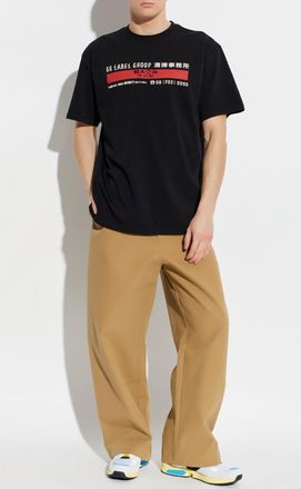 44 Label Group T-shirt With Logo, Mens, Black