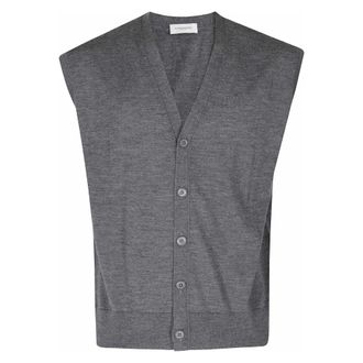 Paolo Pecora A013 F001 Vest - Heren - Truien - Grijs - Maat: L