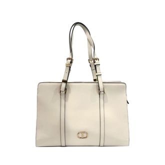 Twinset White PU Women Shoulder Womens Bag