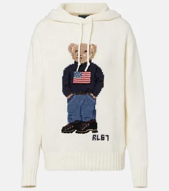 Polo Ralph Lauren Polo Bear cotton and linen hoodie