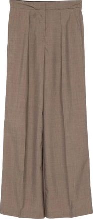 Joseph Alanel broek met geplooide voorkant - Bruin