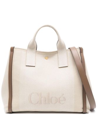 Chloé Carry Canvas Tote Bag