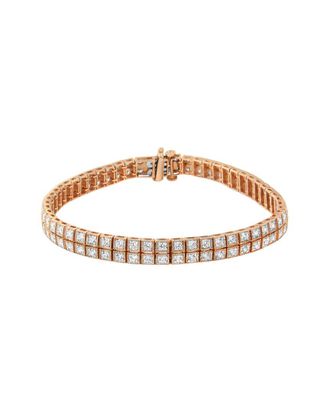 House of Brilliance Haus Of Brilliance 14K 3.00 Ct. Tw. Lab-Grown Diamond Tennis Bracelet