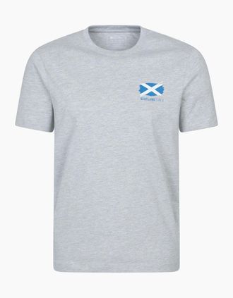 Mountain Warehouse Mens Mountain Warehouse Mens Scotland T-Shirt - Grey - Size: 42
