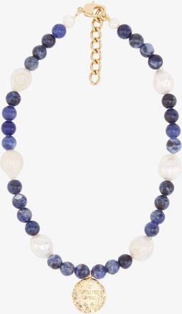 By Alona Gold-Plated Novalyn Beaded Necklace - Womens - Gold Plated/Sodalite