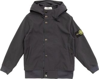 Stone Island Jacket With Hood And Buttons