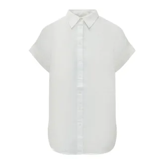 Ralph Lauren Dames, Blouses & Shirts, Wit, Maat: XL Linnen
