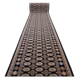 RugsX Corridore Di Lana Nain Rosetta 6177 51011 Blu Scuro / Beige 100cm Blue 100x950 Cm