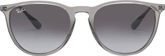 Ray-Ban Erika Light Grey Gradient Dark Grey Round Ladies Sunglasses RB4171 65138G 54