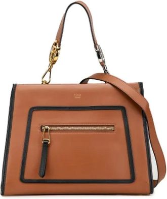Fendi Pre-owned Handbags, female, Brown, Size: ONE SIZE Pre-owned Leather fendi-bags
