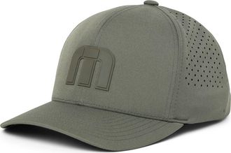 Travis Mathew Bahamas Tech Snapback Hat in Dark Olive at Nordstrom, Size One Size Oz
