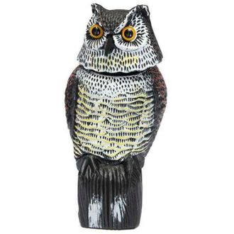 OEM Ahuyentador De Palomas - Espantap&aacute;jaros Luminoso Y Reflectante Con Forma De B&uacute;ho, Para Mantener Alejadas A Palomas, Cuervos Y Otras Aves - Crezuo