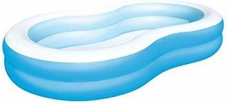 Trade Shop Trade Shop - Piscina Gonfiabile A Otto Per Famiglie A 2 Anelli Gonfiabili 262x157x46 Cm 54117