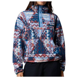 Columbia Helvetia II Printed Cropped Half Snap Fleecepullover f&uuml;r Damen | bunt