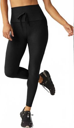 Beyond Yoga Spacedye Go Pocket Midi Leggings In Black