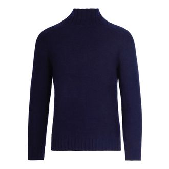 Alpha Studio Truien & Vesten, Heren, Blauw, 2Xl, Wol, Turtleneck