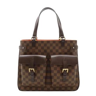 Louis Vuitton Pre-owned Tote Bags, female, Brown, Size: ONE SIZE Pre-owned Uzes Damier Tote Bag